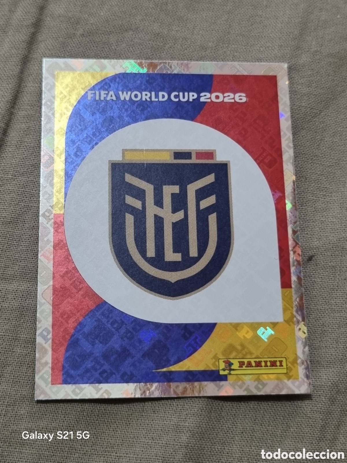 Coleccionismo Cromos antiguos: 1 - ESCUDO ECUADOR FIFA WORLD CUP 2026