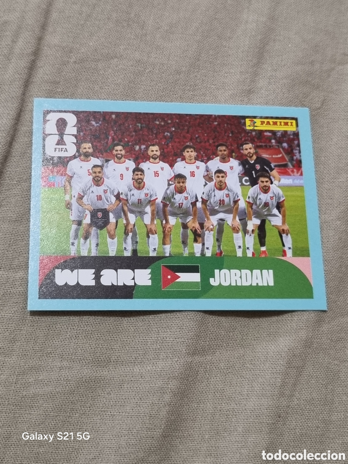 Coleccionismo Cromos antiguos: 13 - ALINEACI&Oacute;N JORDANIA FIFA WORLD CUP 2026