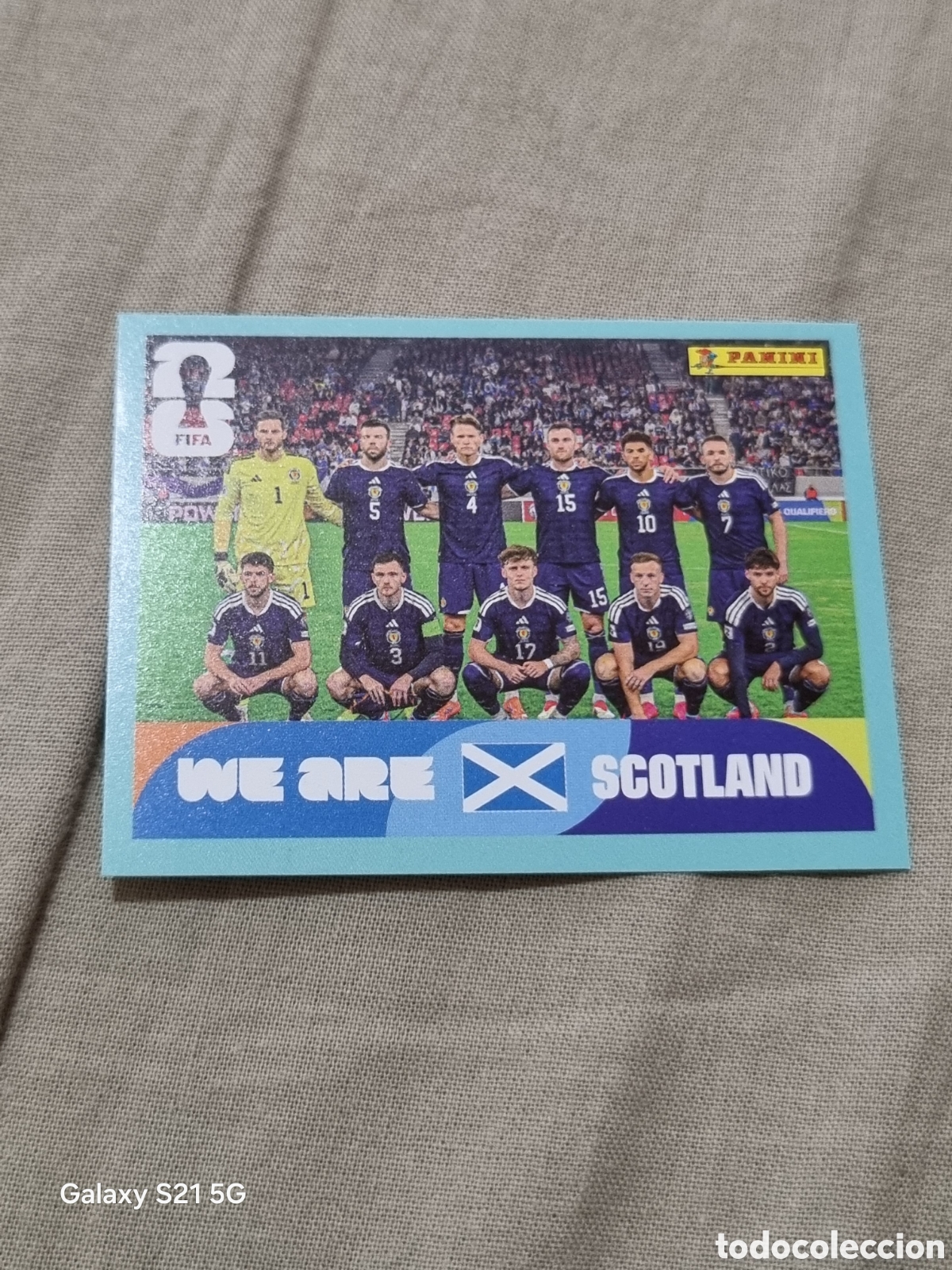 Coleccionismo Cromos antiguos: 13 - ALINEACI&Oacute;N ESCOCIA FIFA WORLD CUP 2026