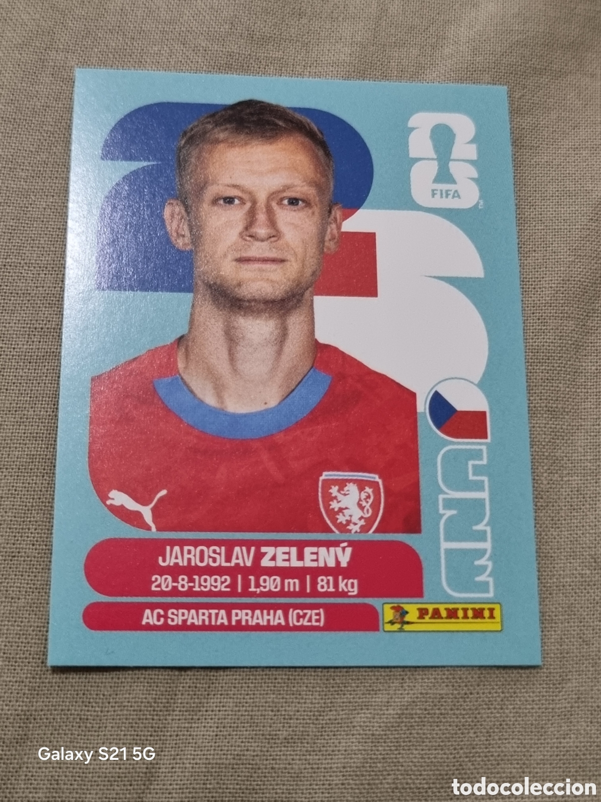 Coleccionismo Cromos antiguos: 6 - ZELENY , REP&Uacute;BLICA CHECA FIFA WORLD CUP 2026