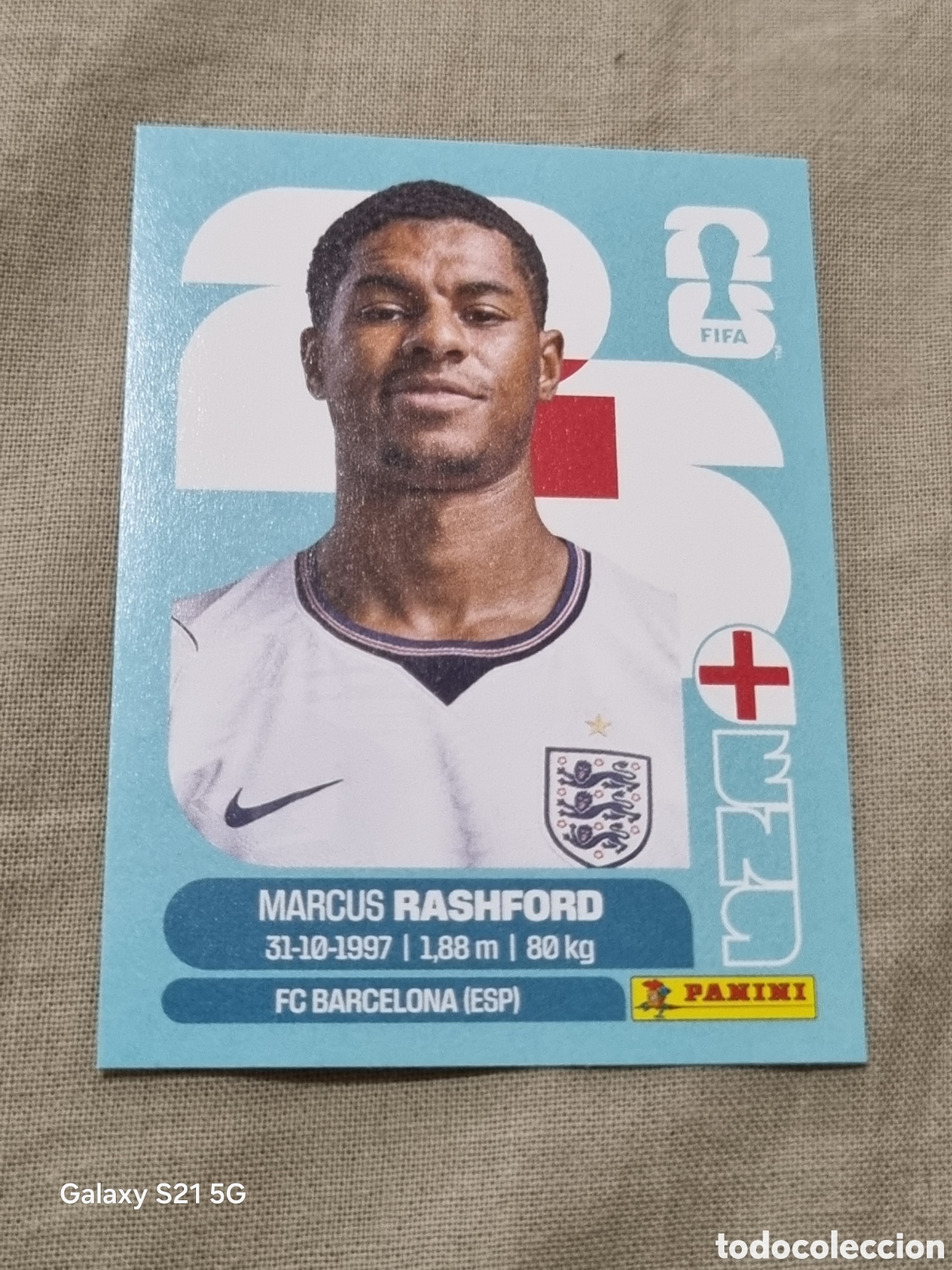 Coleccionismo Cromos antiguos: 19 - RASHFORD, INGLATERRA FIFA WORLD CUP 2026