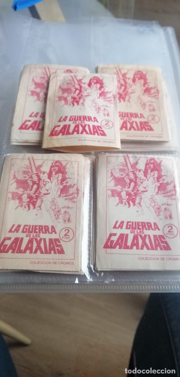 Coleccionismo Cromos antiguos: 1977 la guerra de las galaxias pacosa dos lote de 190 sobres sin cromos m&aacute;s regalo
