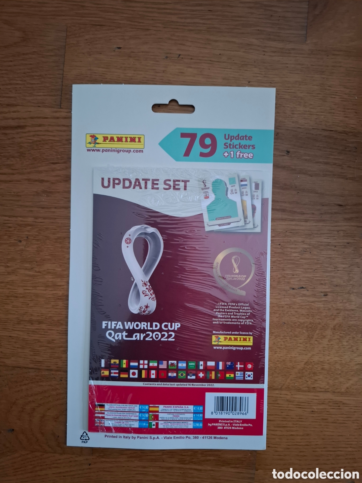 Coleccionismo Cromos antiguos: Update set Qatar 2022 80 stickers