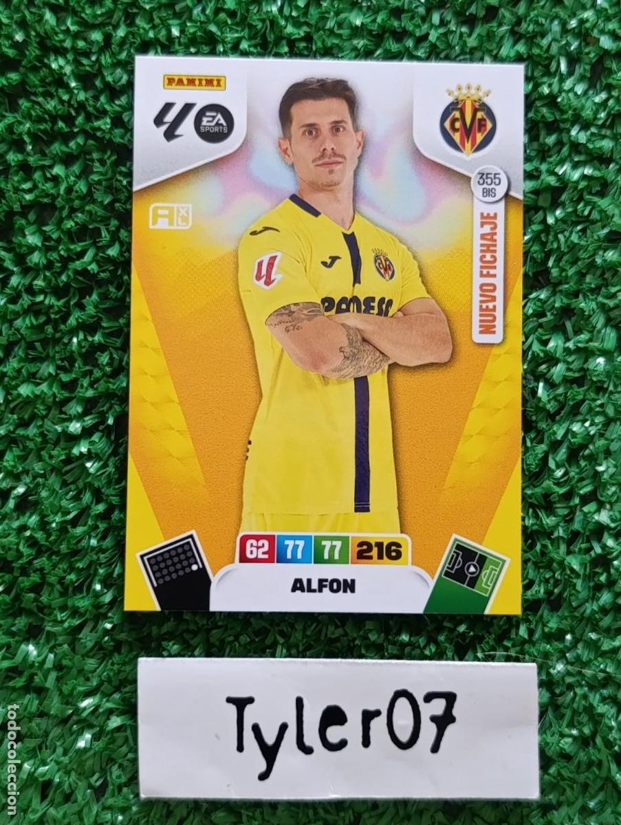 Coleccionismo Cromos antiguos: ALFON VILLARREAL 355 BIS NUEVO FICHAJE ADRENALYN XL 2025 2026 25 26