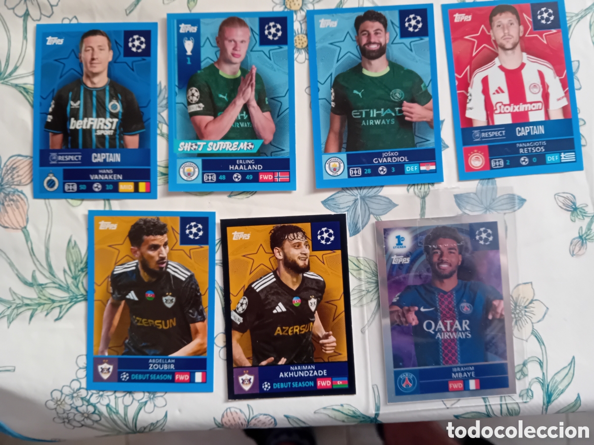 Coleccionismo Cromos antiguos: Lote paralelas champions league 2025 2026