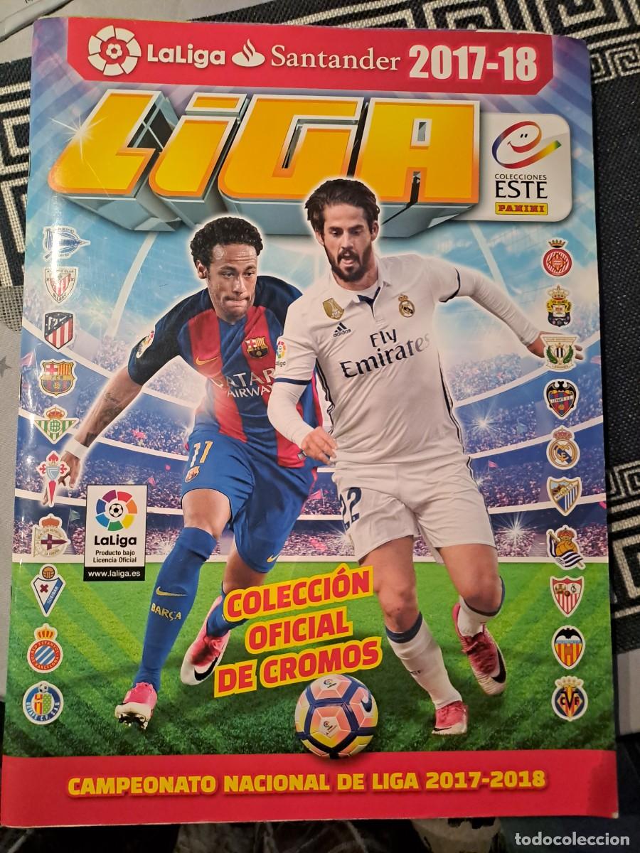 Coleccionismo Cromos antiguos: ALBUM COLECCION OFICIAL DE CROMOS ESTE PANINI LIGA 2017 2018 17 18