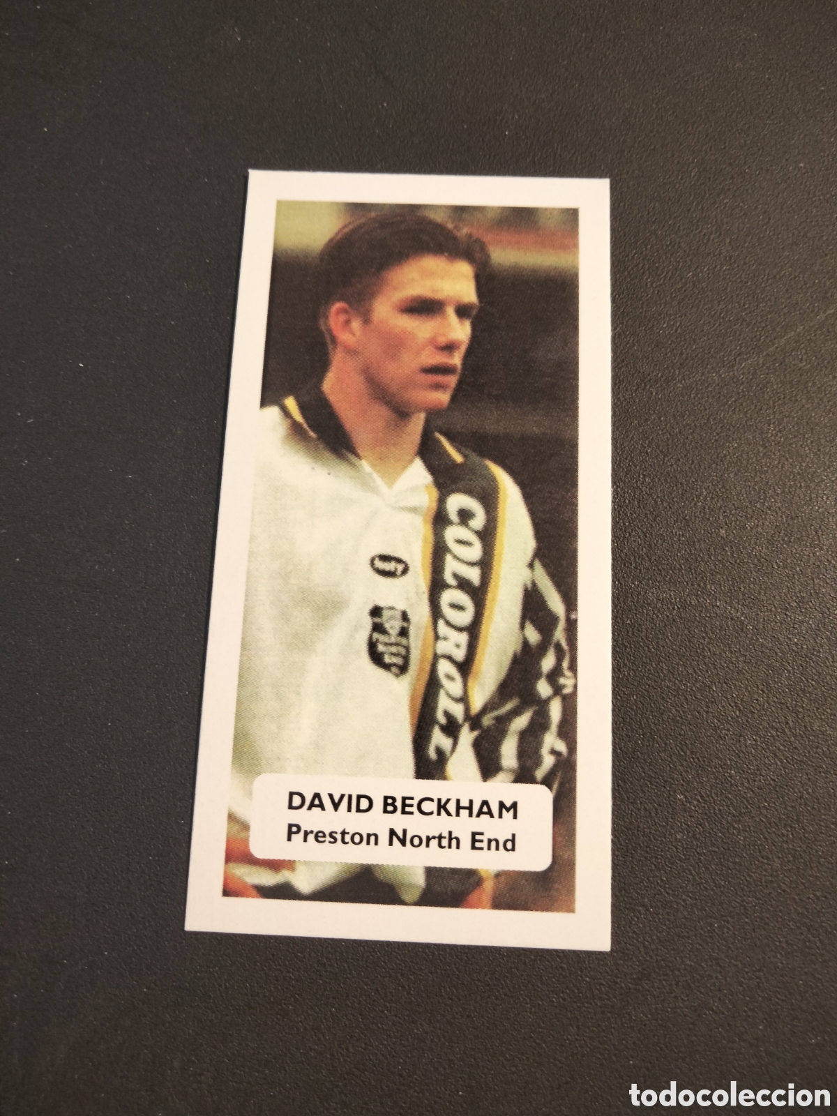 Coleccionismo Cromos antiguos: BECKHAM PRESTON NORTH END INTERNATIONAL STARS CAPLIN & ROSETTI SCORE CARDS