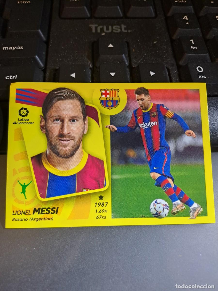Coleccionismo Cromos antiguos: CROMO MESSI 17 BARCELONA LIGA 2021 2022 21 22 ESTE PANINI NUNCA PEGADO