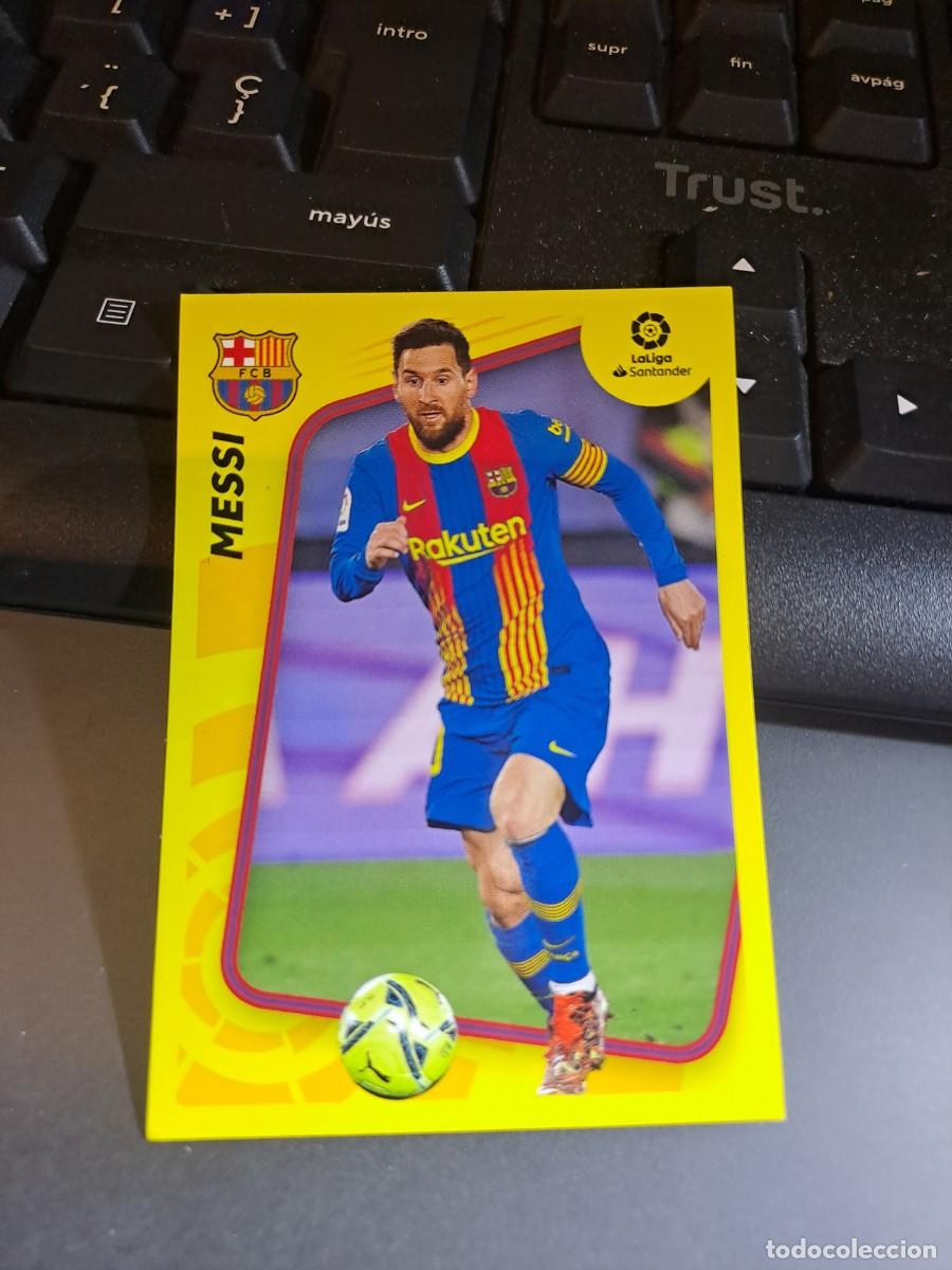Coleccionismo Cromos antiguos: CROMO MESSI 3 BARCELONA LIGA 2021 2022 21 22 ESTE PANINI NUNCA PEGADO