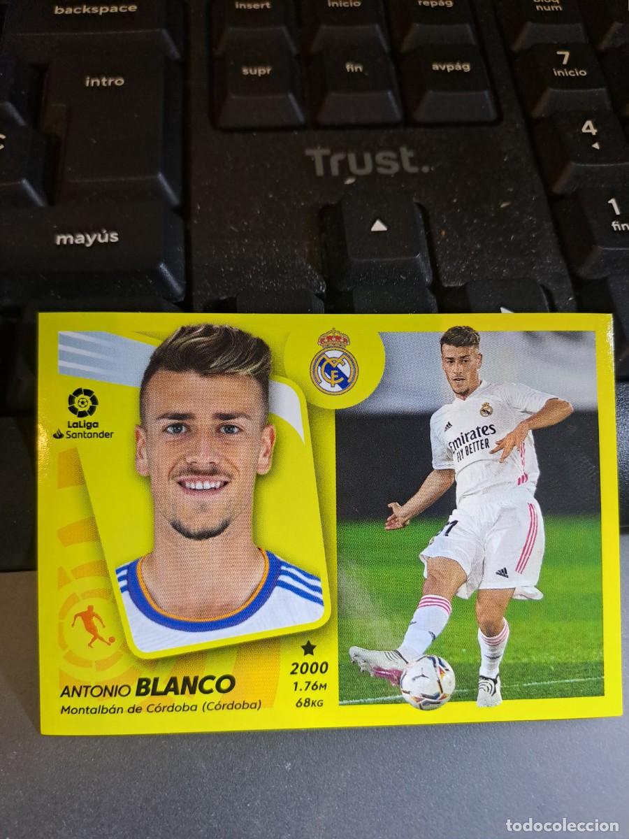 Coleccionismo Cromos antiguos: CROMO BLANCO 8 BIS COLOCA REAL MADRID LIGA 2021 2022 21 22 ESTE PANINI NUNCA PEGADO
