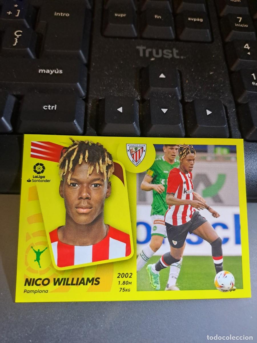 Coleccionismo Cromos antiguos: CROMO NICO WILLIAMS FICHAJE 26 FICHAJES ATHLETIC CLUB BILBAO 2021 2022 21 22 ESTE PANINI NUNCA PEGAD