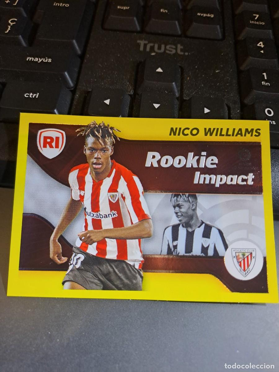 Coleccionismo Cromos antiguos: CROMO NICO WILLIAMS 4 ROOKIE IMPACT ATHLETIC CLUB BILBAO LIGA 2021 2022 21 22 ESTE PANINI NUNCA PEGA