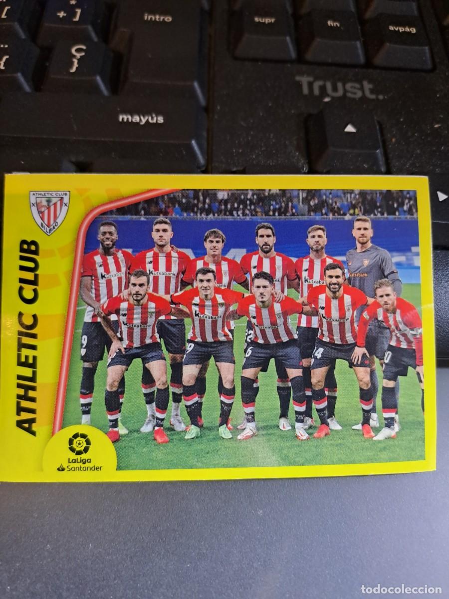 Coleccionismo Cromos antiguos: CROMO EQUIPOS ALINEACION ATHLETIC CLUB DE BILBAO LIGA 2021 2022 21 22 ESTE PANINI NUNCA PEGADO