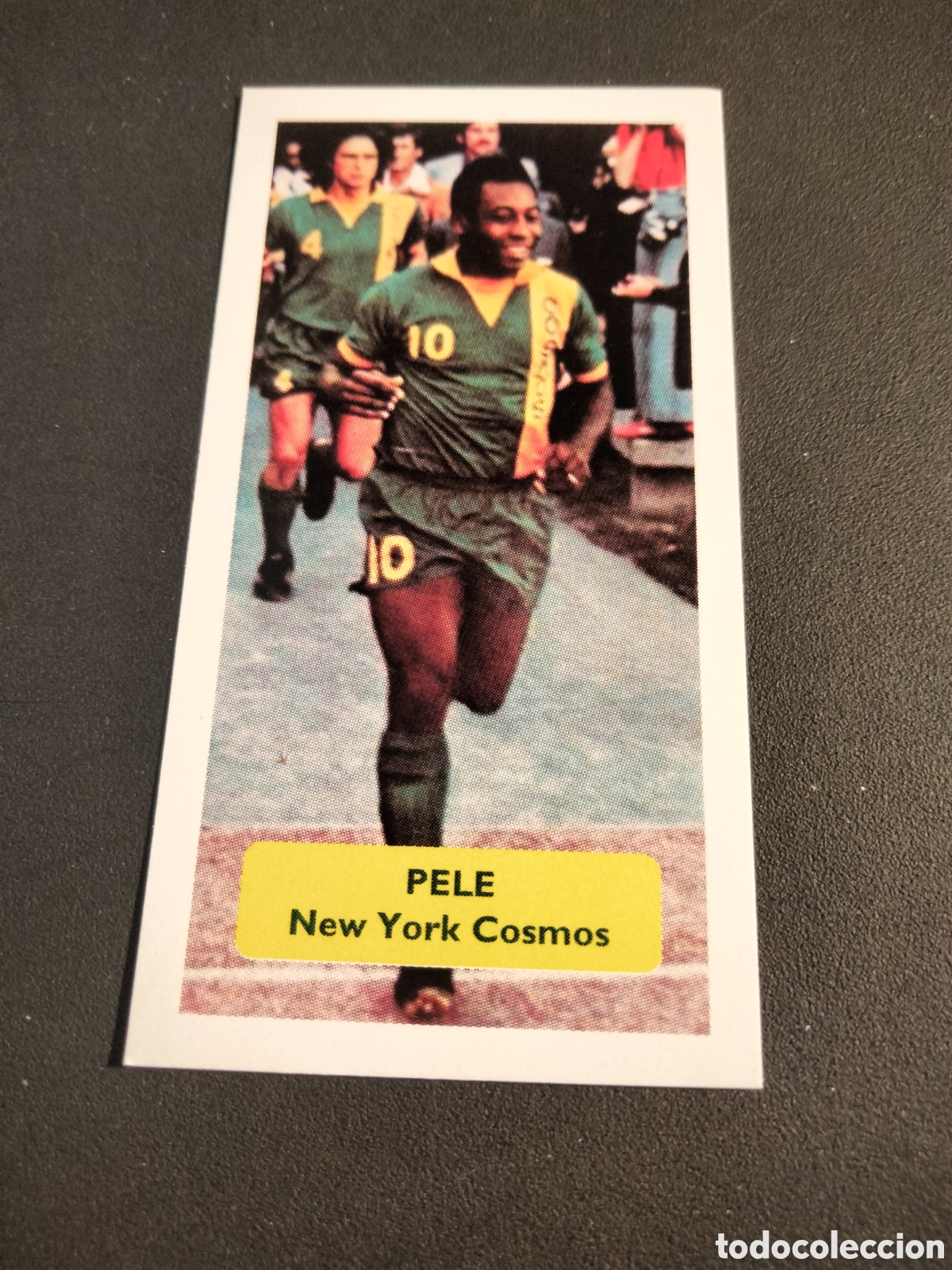 Coleccionismo Cromos antiguos: PELE NEW YORK COSMOS FOOTBALL STARS CAPLIN & ROSETTI SCORE CARDS 2008