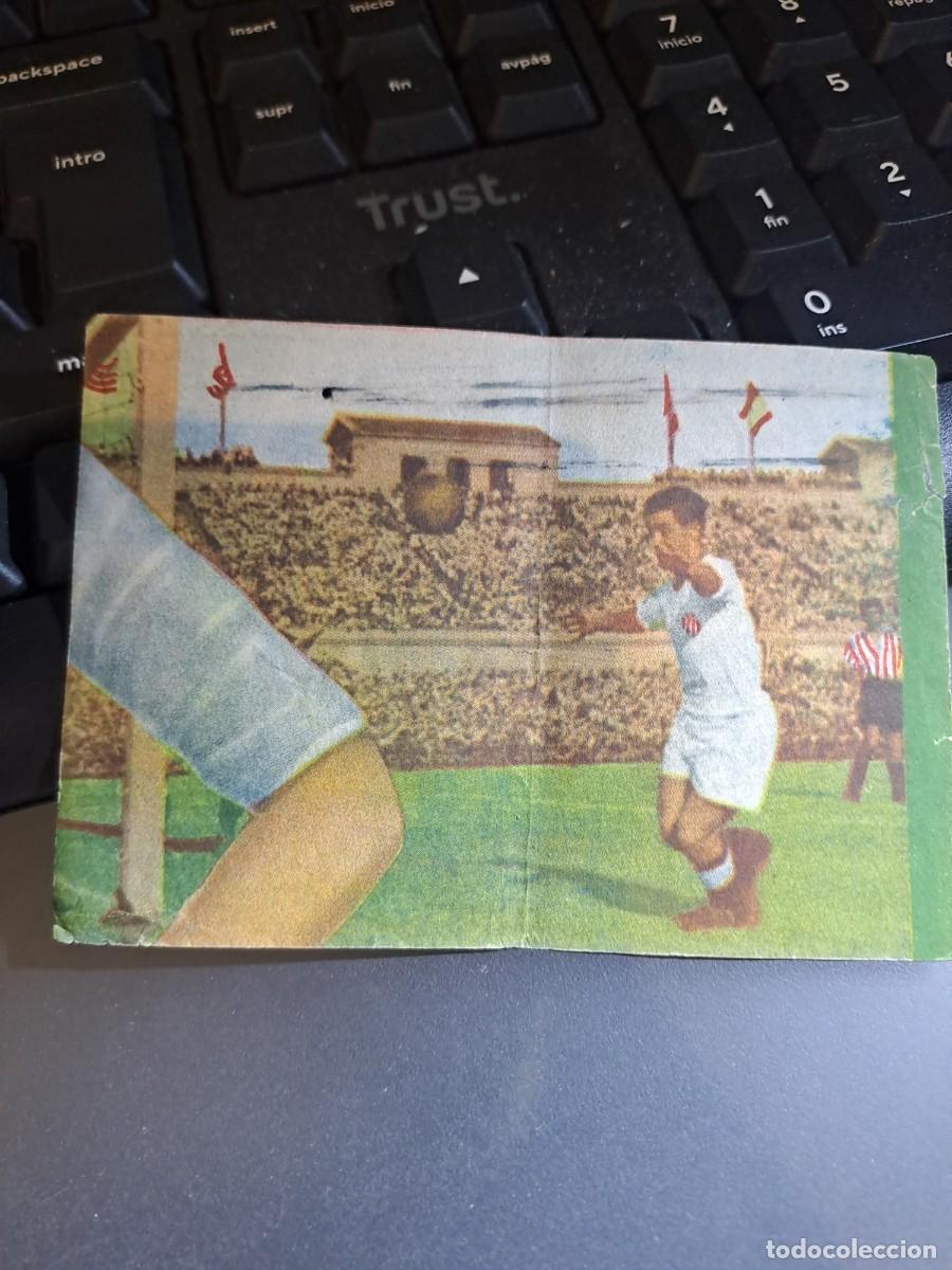 Coleccionismo Cromos antiguos: CROMO BARINAGA 4 REAL MADRID LIGA 1944 1945 44 45 VENCEDOR BRUGERA NUNCA PEGADO