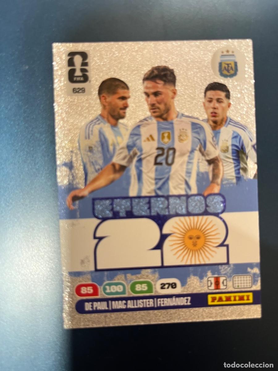 Coleccionismo Cromos antiguos: 629 de paul mac allister fernandez argentina eternos 22 adrenalyn world cup mundial 2026