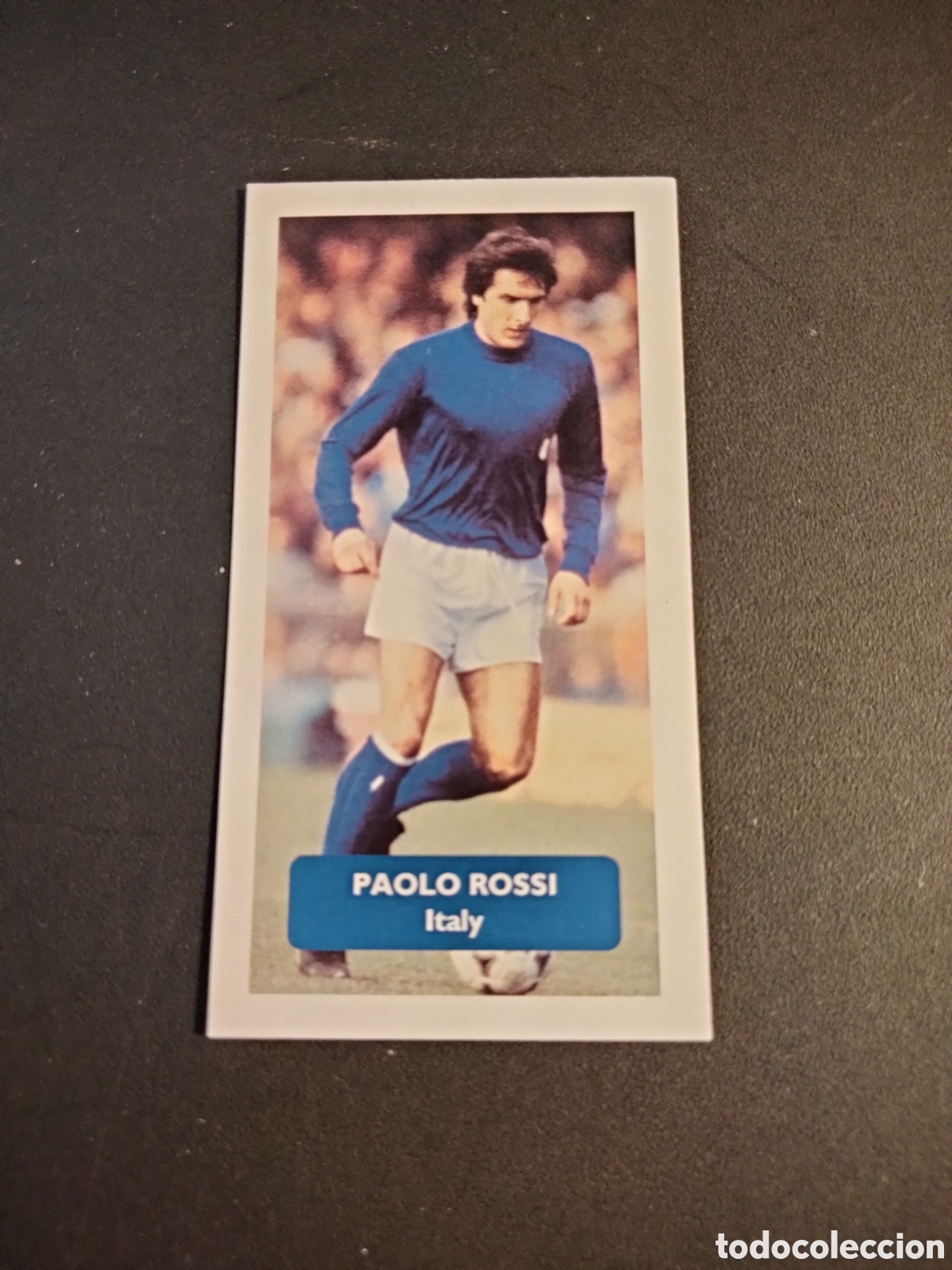 Coleccionismo Cromos antiguos: PAOLO ROSSI ITALY CHAMPIONS OF WORLD SPORT CAPLIN & ROSETTI SCORE CARDS 2009