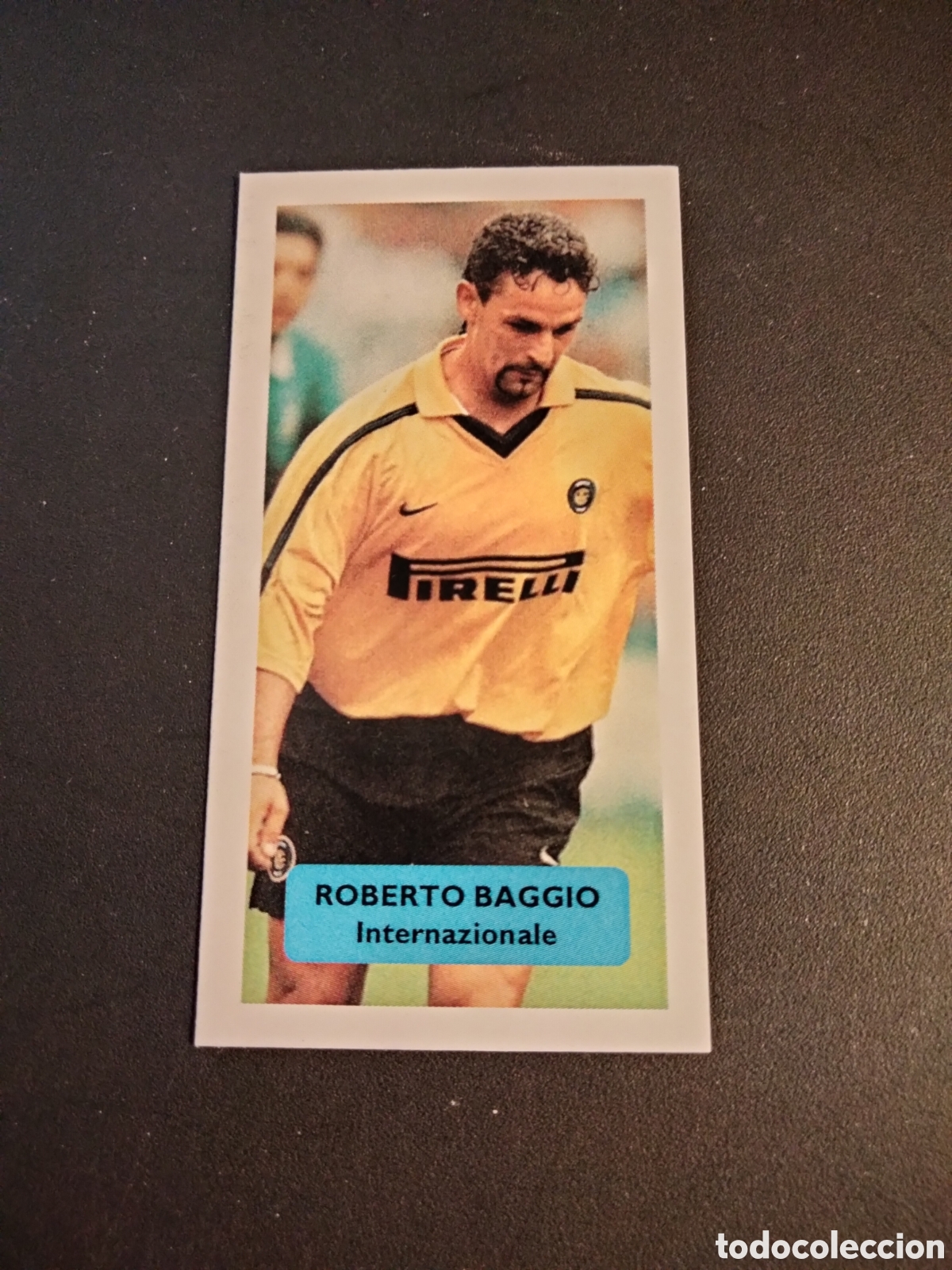 Coleccionismo Cromos antiguos: ROBERTO BAGGIO INTERNAZIONALE SOCCER STARS CAPLIN & ROSETTI SCORE CARDS 2009