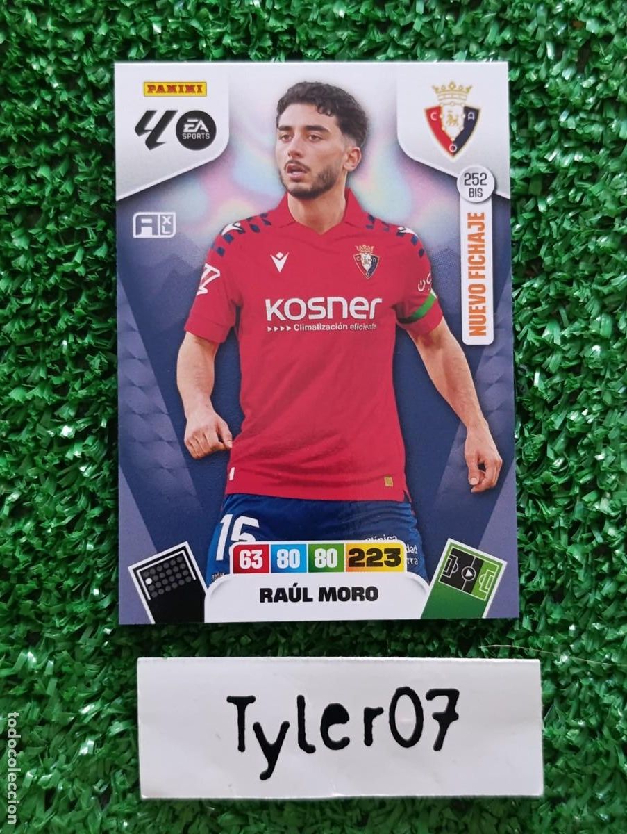 Coleccionismo Cromos antiguos: RAUL MORO OSASUNA 252 BIS NUEVO FICHAJE ADRENALYN XL 2025 2026 25 26