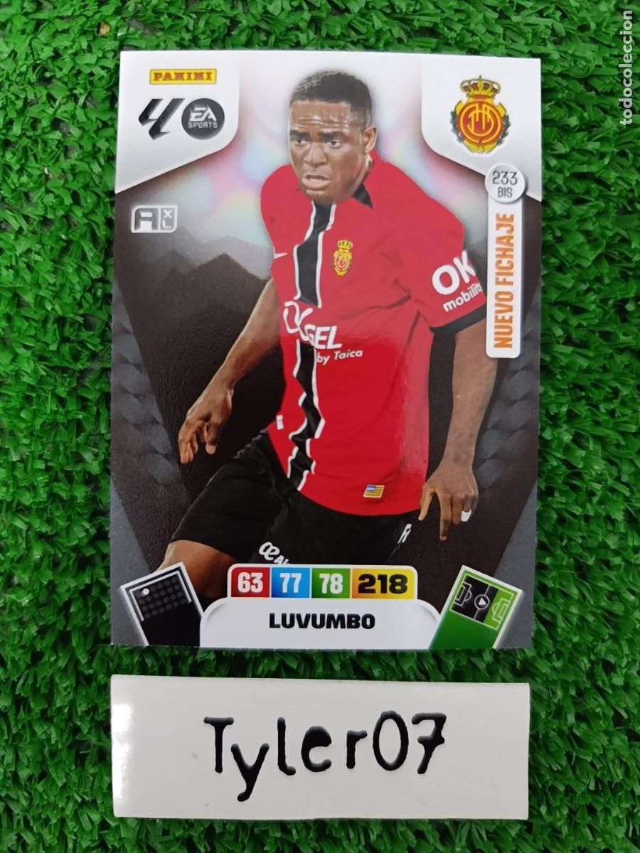 Coleccionismo Cromos antiguos: LUVUMBO MALLORCA 233 BIS NUEVO FICHAJE ADRENALYN XL 2025 2026 25 26