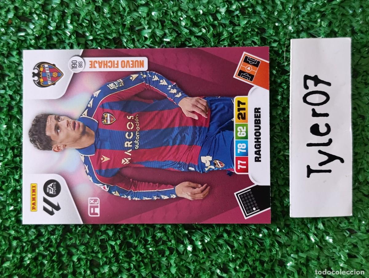 Coleccionismo Cromos antiguos: RAGHOUBER LEVANTE 190 BIS NUEVO FICHAJE ADRENALYN XL 2025 2026 25 26