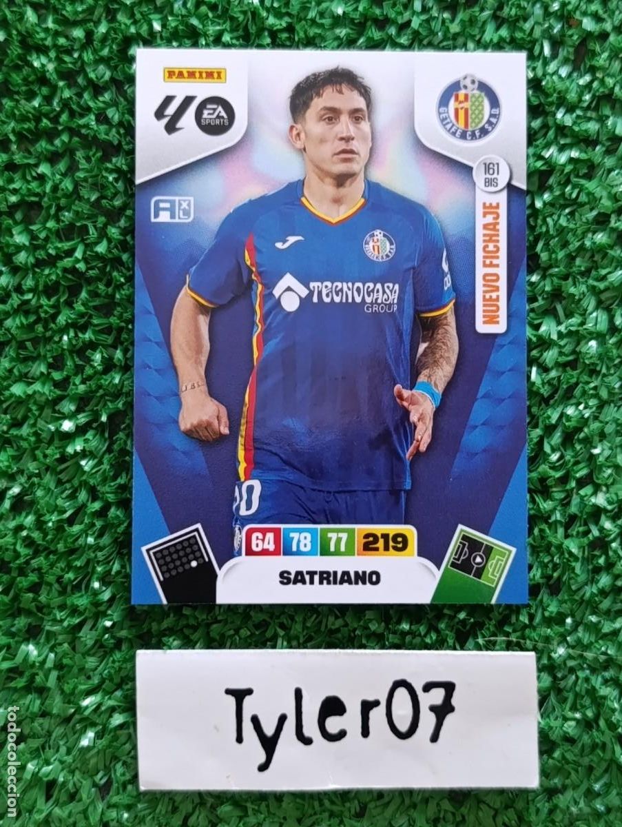 Coleccionismo Cromos antiguos: SATRIANO GETAFE 161 BIS NUEVO FICHAJE ADRENALYN XL 2025 2026 25 26