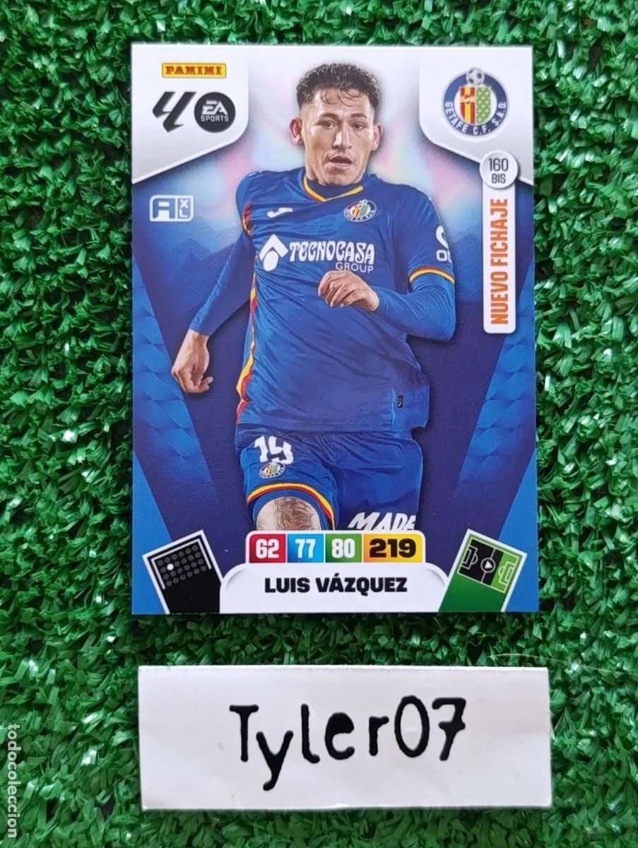 Coleccionismo Cromos antiguos: LUIS VAZQUEZ GETAFE 160 BIS NUEVO FICHAJE ADRENALYN XL 2025 2026 25 26