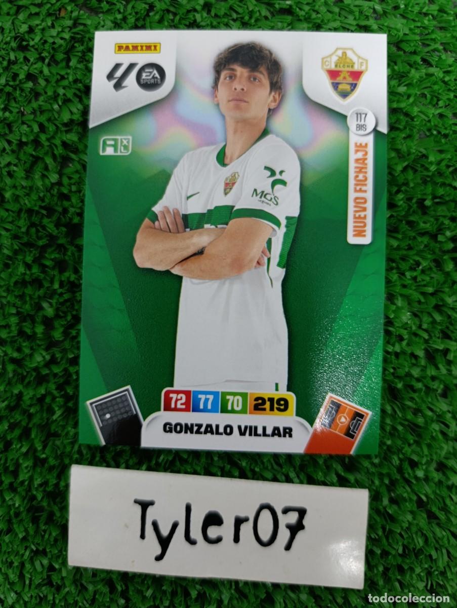 Coleccionismo Cromos antiguos: GONZALO VILLAR ELCHE 117 BIS NUEVO FICHAJE ADRENALYN XL 2025 2026 25 26