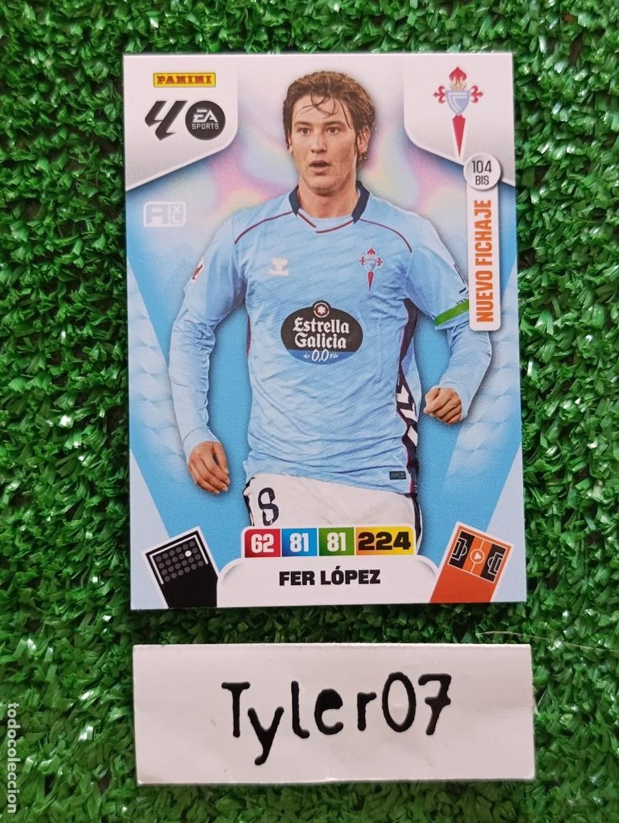 Coleccionismo Cromos antiguos: FER LOPEZ CELTA 104 BIS NUEVO FICHAJE ADRENALYN XL 2025 2026 25 26
