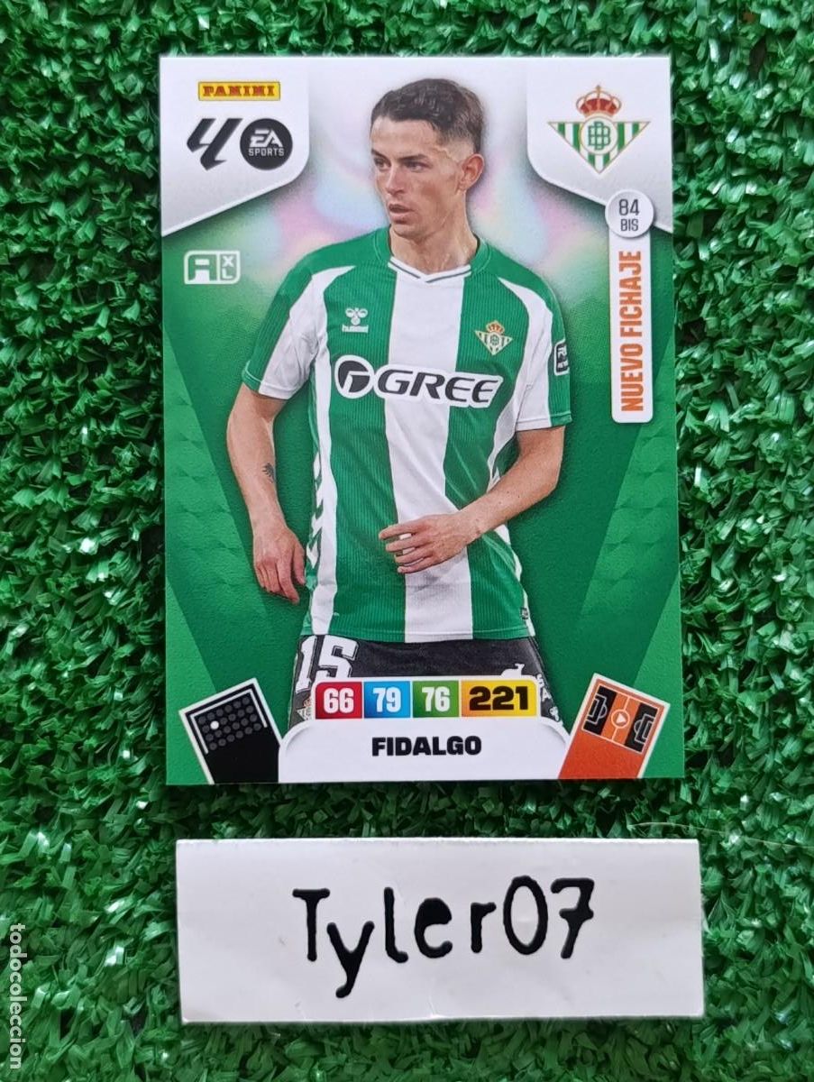 Coleccionismo Cromos antiguos: FIDALGO BETIS 84 BIS NUEVO FICHAJE ADRENALYN XL 2025 2026 25 26