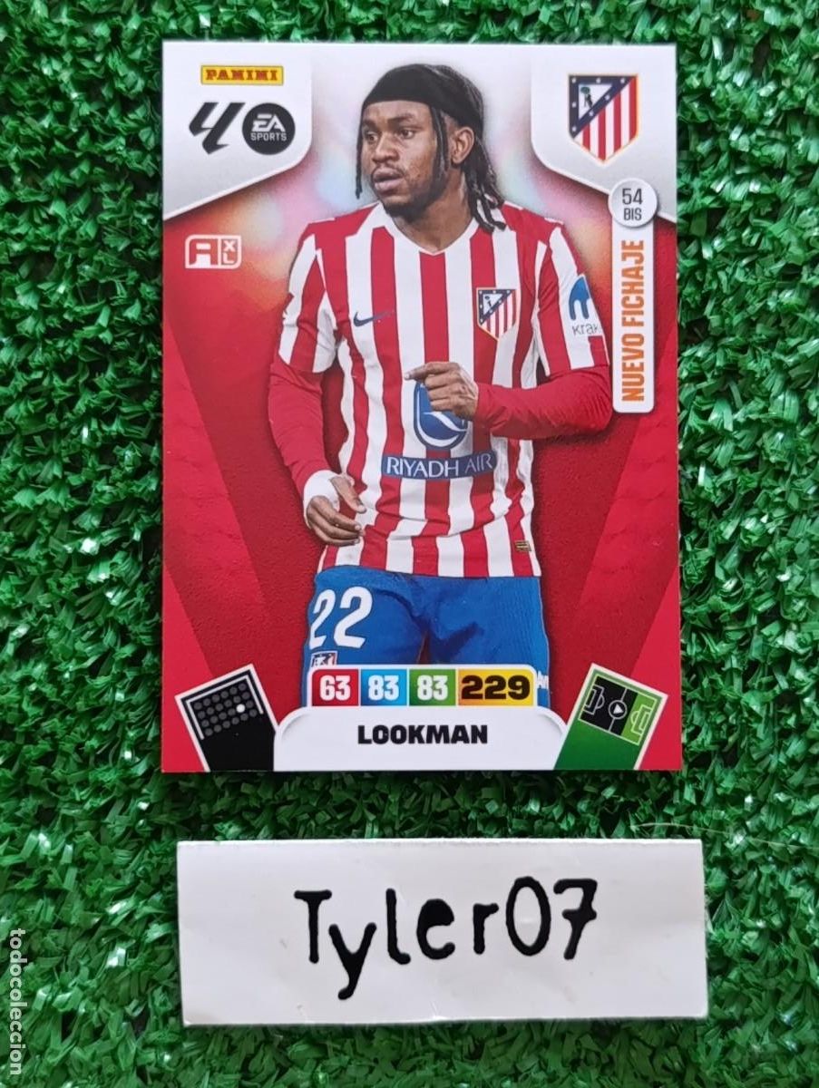 Coleccionismo Cromos antiguos: LOOKMAN ATLETICO DE MADRID 54 BIS NUEVO FICHAJE ADRENALYN XL 2025 2026 25 26