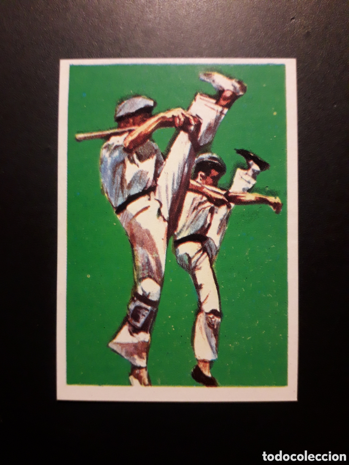 Coleccionismo Cromos antiguos: AURRESKU, BAILE VASCO RAZAS HUMANAS N&deg; 110 CHOCOLATES ELGORRIAGA 1968 SIN PEGAR, PEDIDO M&Iacute;NIMO 3&euro;
