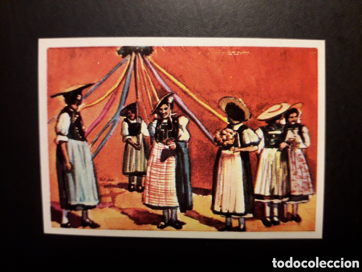 Coleccionismo Cromos antiguos: DANZA TRADICIONAL RAZAS HUMANAS N&deg; 104 CHOCOLATES ELGORRIAGA 1968 SIN PEGAR, PEDIDO M&Iacute;NIMO 3&euro;