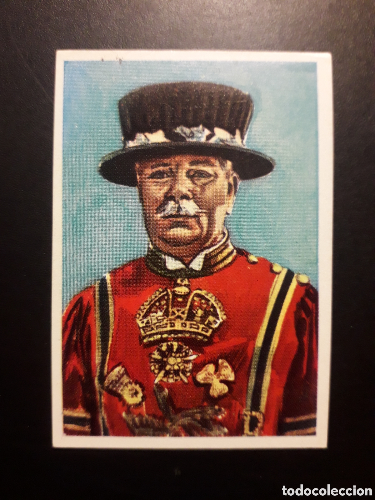 Coleccionismo Cromos antiguos: GUARDIA TORRE DE LONDRES RAZAS HUMANAS N&deg; 96 CHOCOLATES ELGORRIAGA 1968 SIN PEGAR, PEDIDO M&Iacute;NIMO 3&euro;