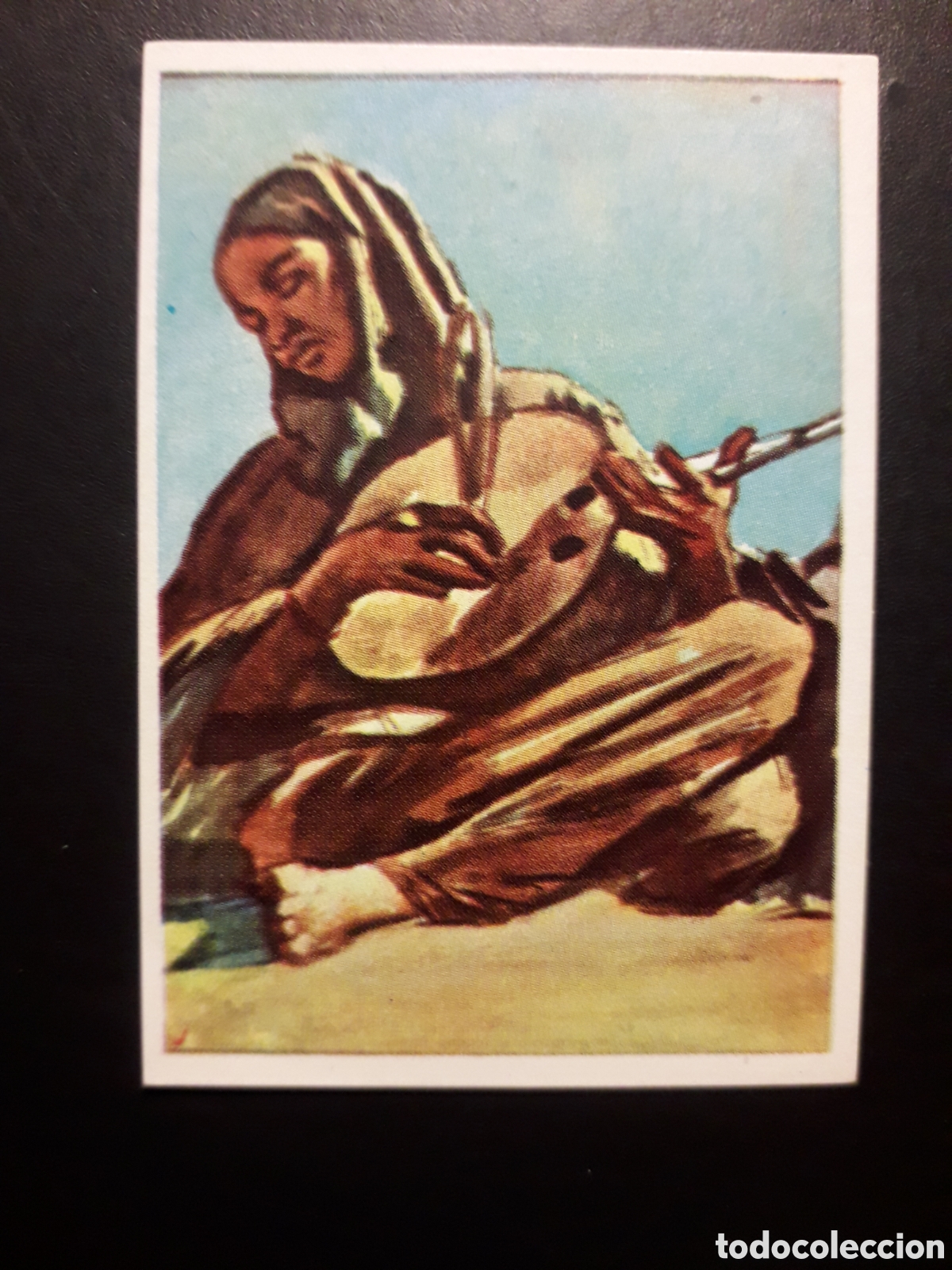 Coleccionismo Cromos antiguos: MUCHACHA TUAREG RAZAS HUMANAS N&deg; 141 CHOCOLATES ELGORRIAGA 1968 SIN PEGAR, PEDIDO M&Iacute;NIMO 3&euro;