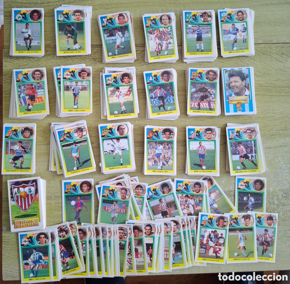 Coleccionismo Cromos antiguos: 376 cromos sin repetir liga 93-94 versi&oacute;n cart&oacute;n
