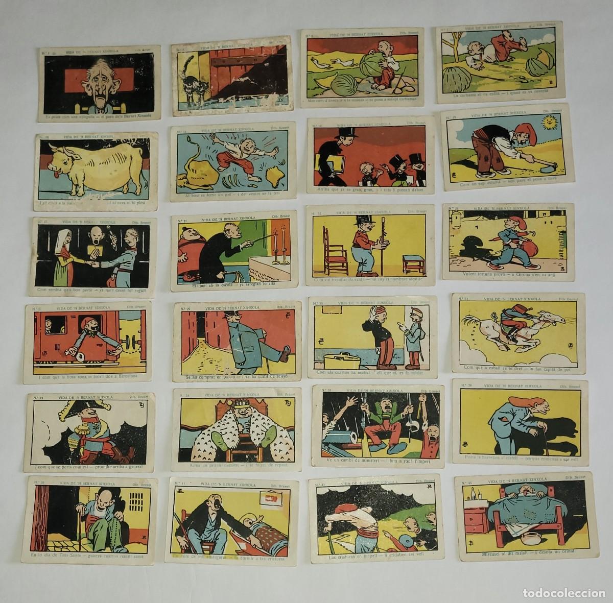Coleccionismo Cromos antiguos: CROMOS BERNAT XINXOLA - CHOCOLATE COMET FIGUERAS