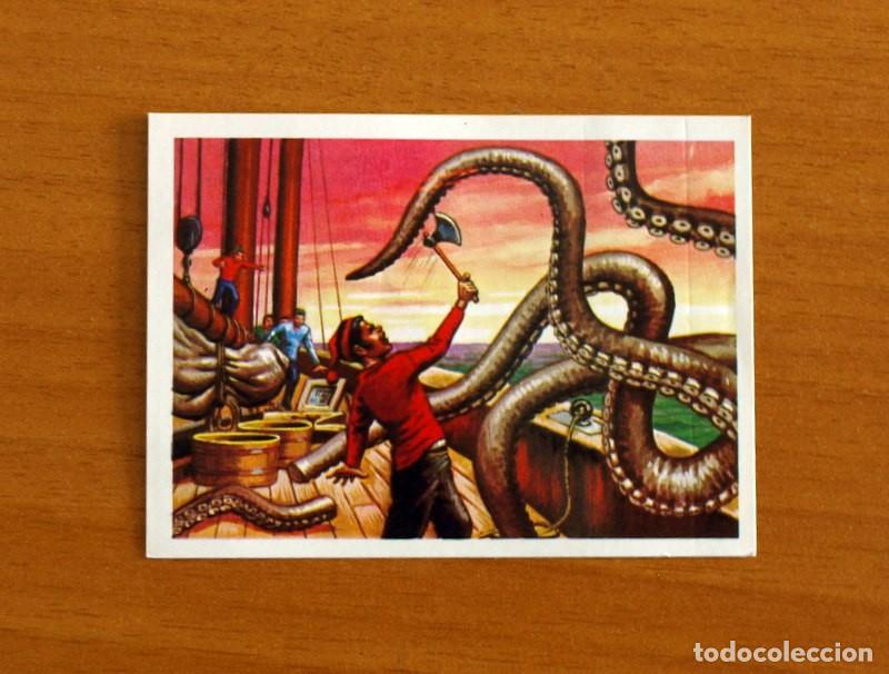 Coleccionismo Cromos antiguos: El M&aacute;s y el Menos -N&ordm; 28 Gigantes del Mar -Editorial Ruiz Romero A&ntilde;o 1975 -Cromo Nunca Pegado
