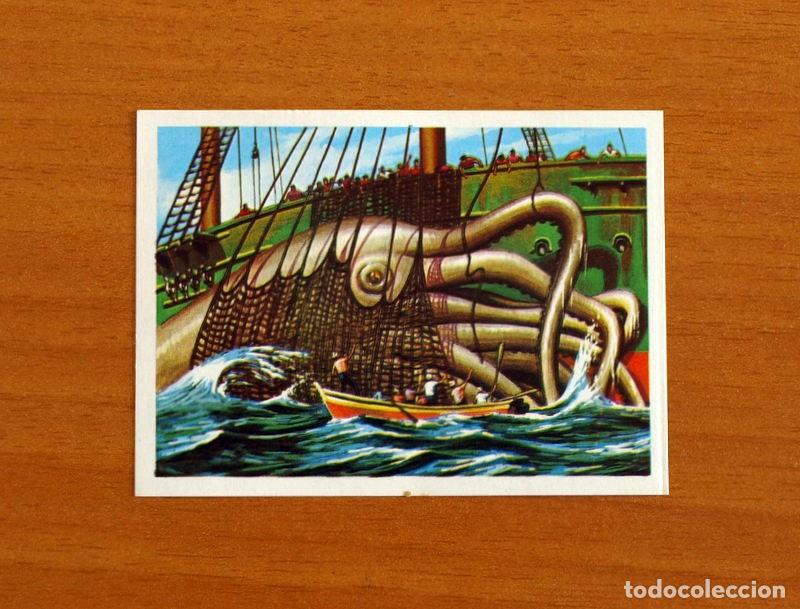 Coleccionismo Cromos antiguos: El M&aacute;s y el Menos -N&ordm; 30 Calamar Gigante -Editorial Ruiz Romero A&ntilde;o 1975 -Cromo Nunca Pegado
