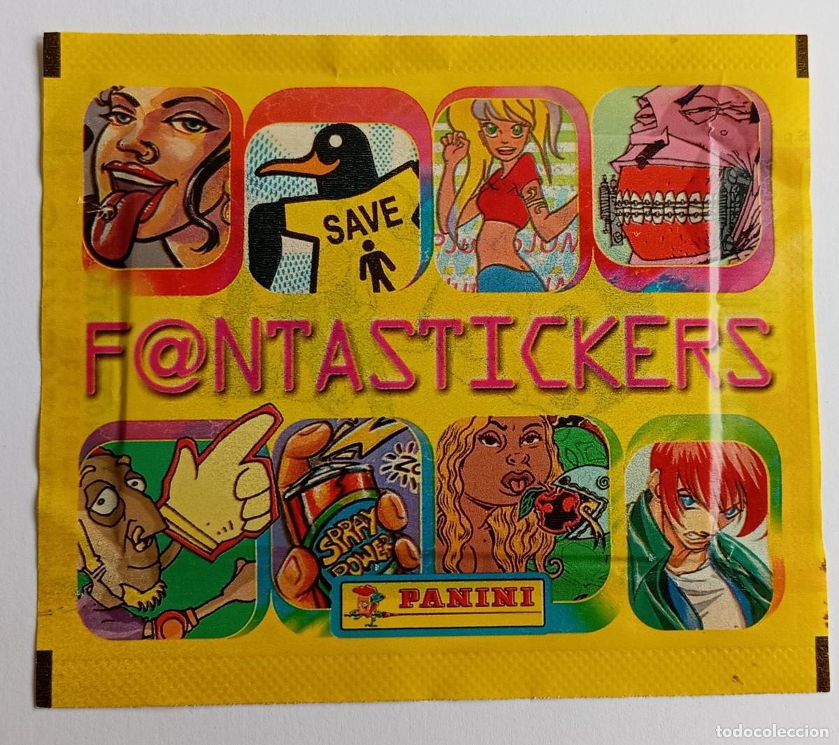 Coleccionismo Cromos antiguos: Sobre cromos sin abrir FANTASTICKERS. Panini Espa&ntilde;a.