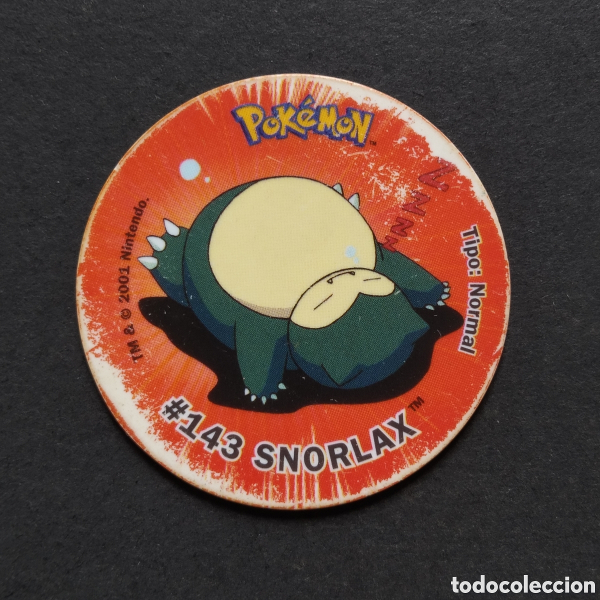 Coleccionismo Cromos antiguos: TAZO - N&ordm; #143 SNORLAX - POKEMON TAZOS ATTACK - MATUTANO - A&Ntilde;O 2001