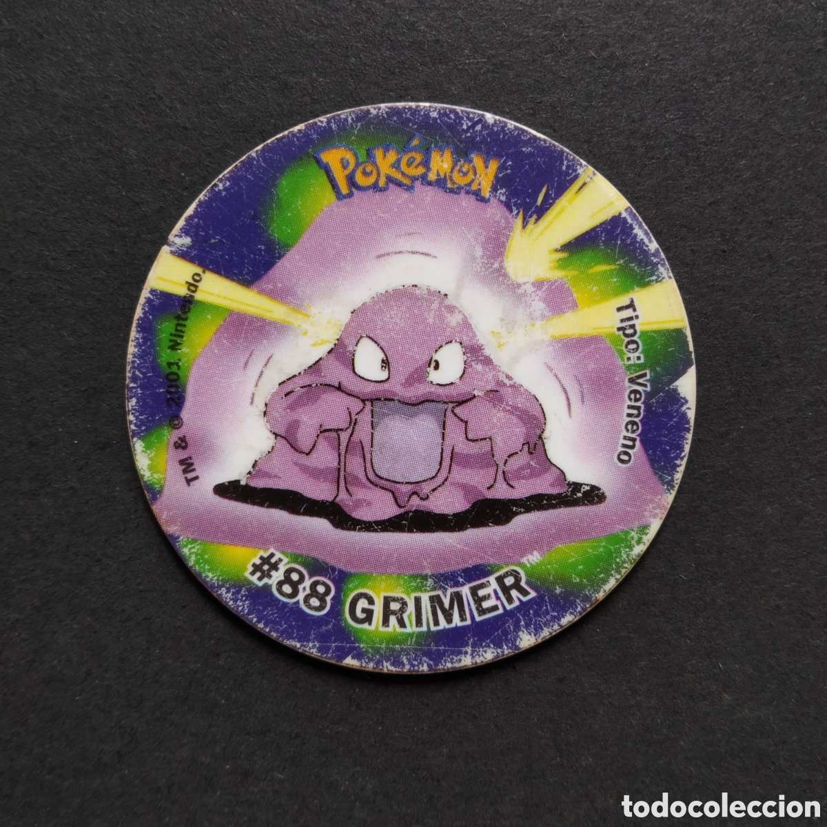 Coleccionismo Cromos antiguos: TAZO - N&ordm; #88 GRIMER - POKEMON TAZOS ATTACK - MATUTANO - A&Ntilde;O 2001