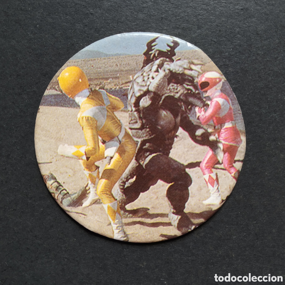 Coleccionismo Cromos antiguos: TAZO - N&ordm; 37 - POWER RANGERS - DONUTS - A&Ntilde;O 1995