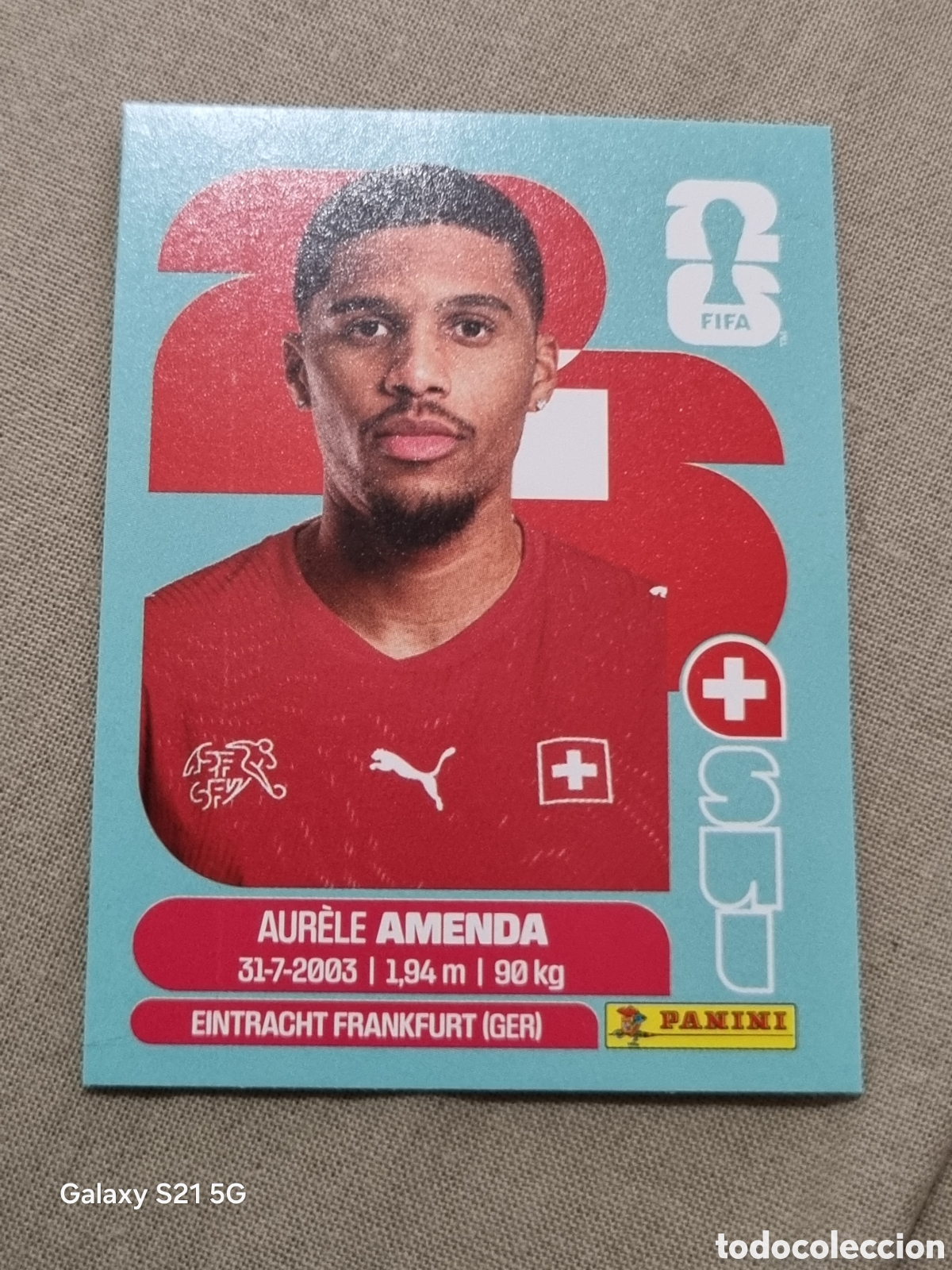 Coleccionismo Cromos antiguos: 7 - AMENDA , SUIZA FIFA WORLD CUP 2026