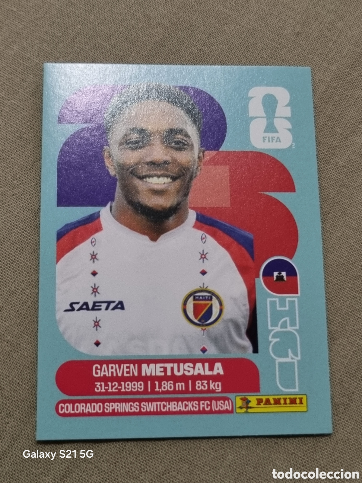 Coleccionismo Cromos antiguos: 8 - METUSALA , HAITI FIFA WORLD CUP 2026