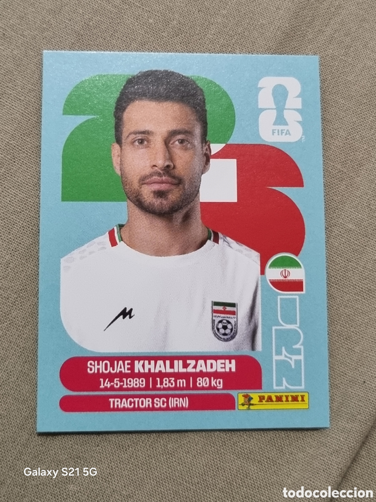 Coleccionismo Cromos antiguos: 6 - KHALIZADEH , IRAN FIFA WORLD CUP 2026