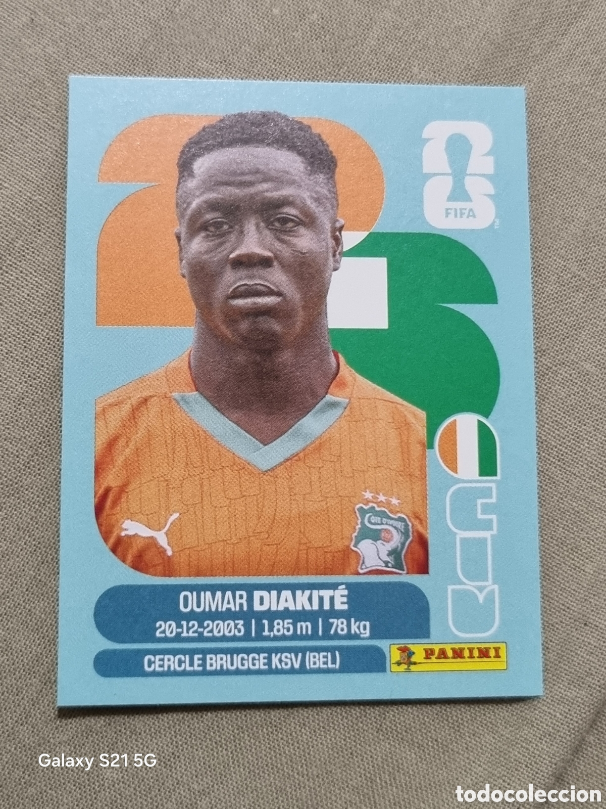 Coleccionismo Cromos antiguos: 20 - DIAKITE , COSTA DE MARFIL FIFA WORLD CUP 2026