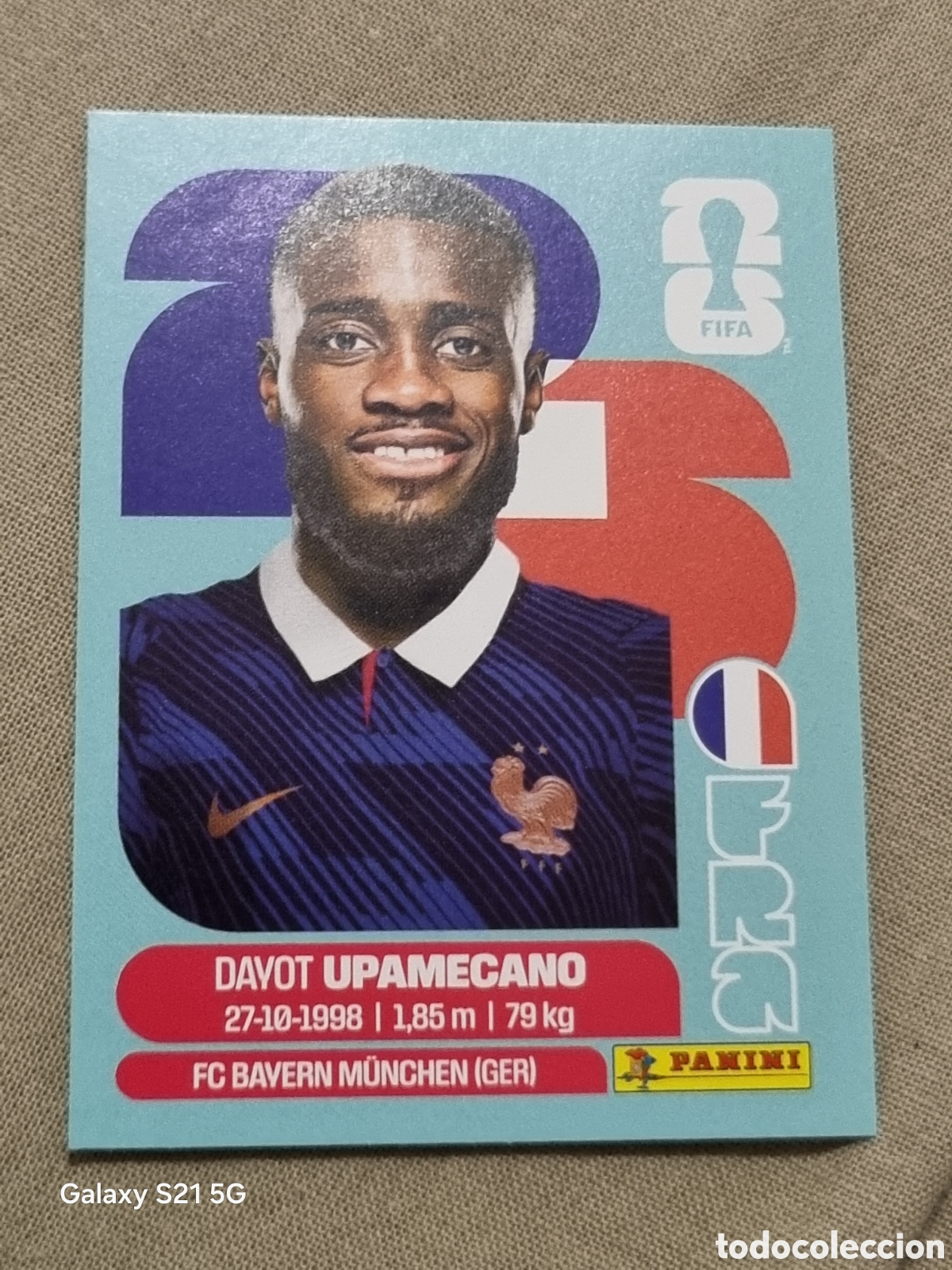 Coleccionismo Cromos antiguos: 7 - UPAMECANO, FRANCIA FIFA WORLD CUP 2026