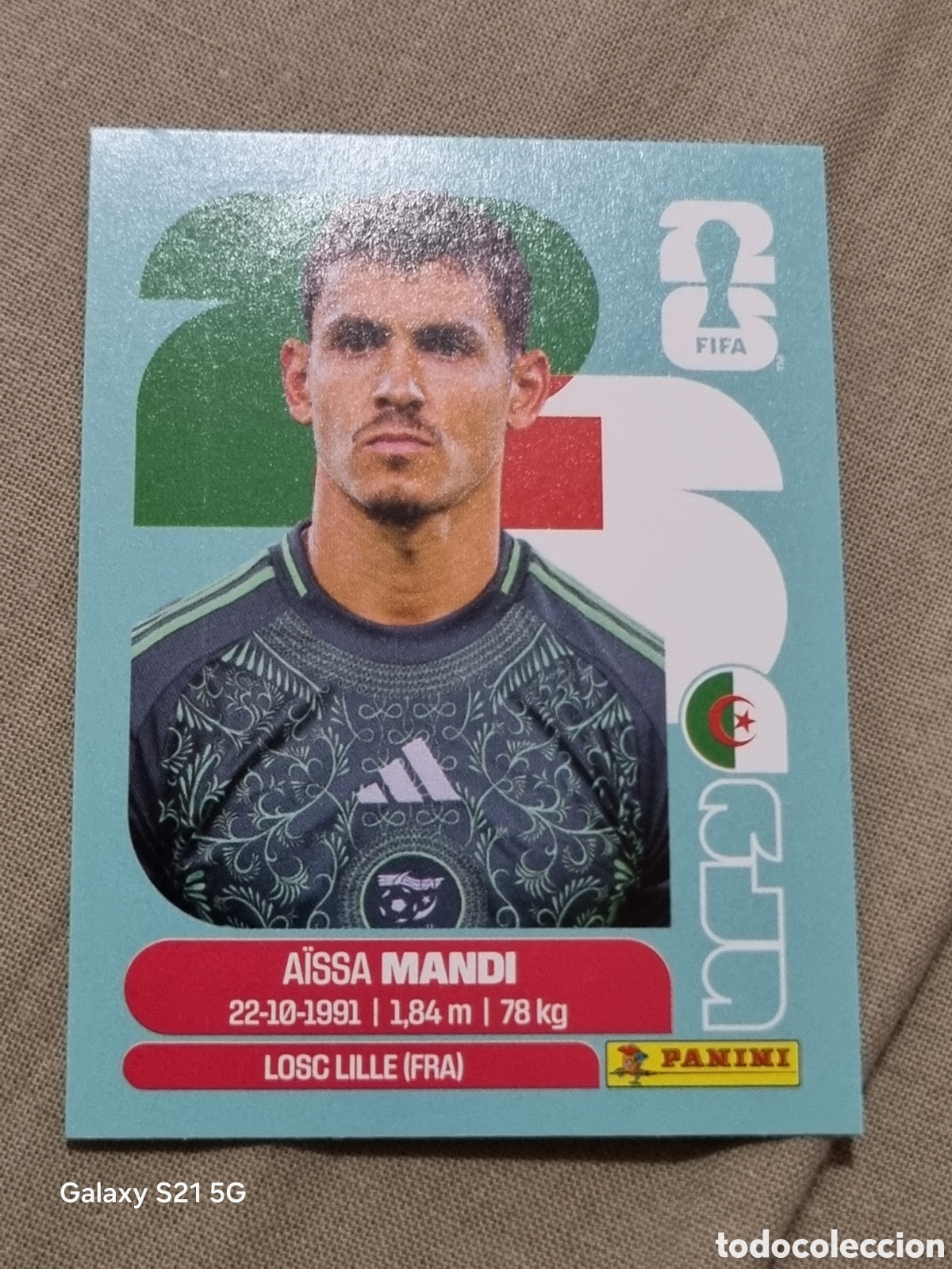 Coleccionismo Cromos antiguos: 7 - MANDI , ALGERIA FIFA WORLD CUP 2026