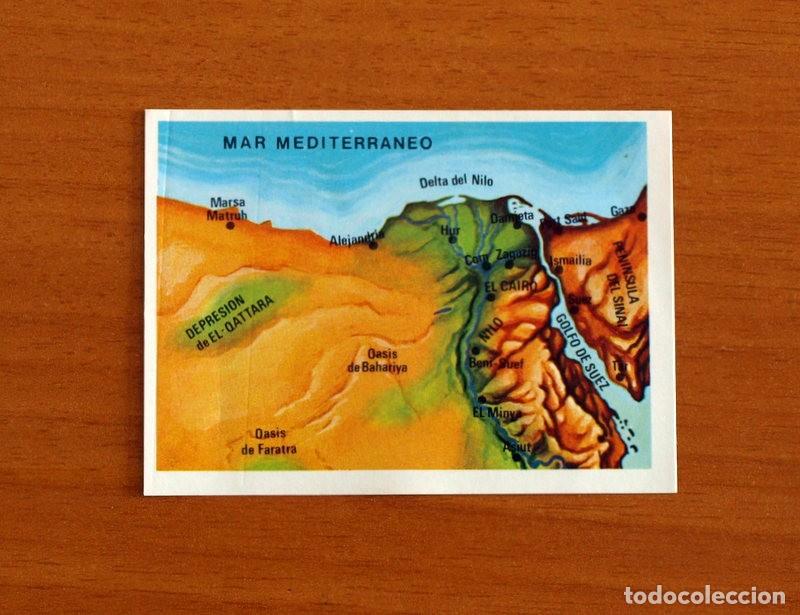 Coleccionismo Cromos antiguos: El M&aacute;s y el Menos-N&ordm; 131 Punto m&aacute;s Bajo de &Aacute;frica -Editorial Ruiz Romero A&ntilde;o 1975-Cromo Nunca Pegado